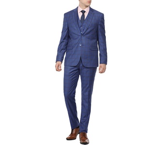 Vente chaude 3 pièces mode hommes affaires bureau costume dernière arrivée vêtements de fête hommes nouveau Designer Blazer Design hommes printemps costumes - Product Image 1