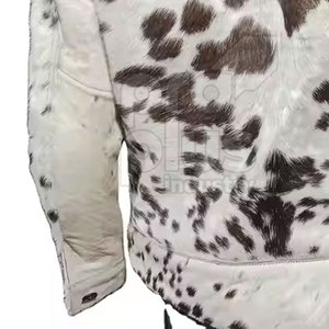 Chaqueta de Cuero Vacuno Casual de Invierno para Hombre, Diseño con Cremallera Frontal, Cuero Genuino Duradero, Ecológico, Transpirable y de Secado Rápido - Product Image 5