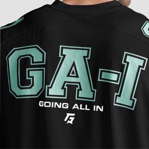 Ensemble de maillots de football Champions Choice, polyester et coton de haute qualité, motif imprimé avec numéro, manches courtes, taille XL - Noir - Product Image 6