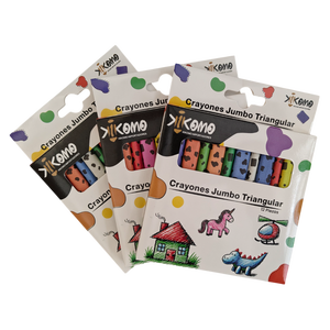 Crayones Triangulares de Colores, Paquete de 12 Piezas - Product Image 6