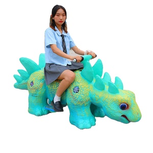 Manège de terrain de jeux populaire pour enfants, <span class=keywords><strong>voiture</strong></span> électrique interactive, dinosaure, dragon, télécommande, manèges de terrain de jeux - Product Image 1