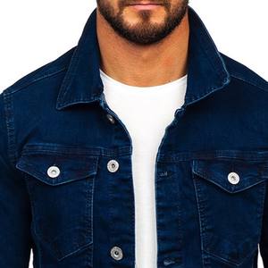 Veste en jean pour homme sur mesure, très vendue, anti-froissement, style parfait, légère, à prix raisonnable - Product Image 4