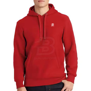 2025 Usine En Gros Hommes Polyester Hoodies Logo Personnalisé et Couleur Solide Motif Hiver Saison Veste À Capuche - Product Image 1