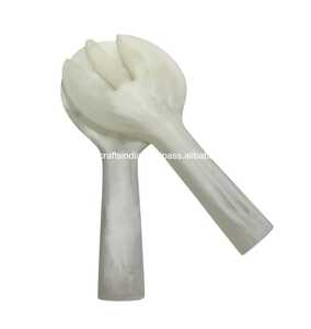 Handmade Resin Fork and Spoon <b>Salad</b> <b>Server</b> Set Durable Tableware for Kitchen Use and Home Dining Serving Essentials - Product Image 3