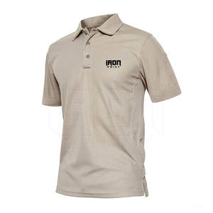 Tissu tricoté à motif solide de haute qualité pour hommes pour T-shirts polo avec logo personnalisé couleur personnalisée - Product Image 1