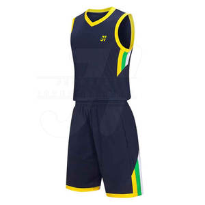 Ensemble de maillots de basket-ball à séchage rapide avec logo personnalisé pour hommes vêtements de sport en polyester antibactérien respirant couleurs personnalisées de haute qualité pour - Product Image 2