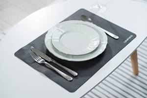 Elegante Mantel Individual de Cuero Genuino para Restaurante y Hotel, Resistente al Calor, Impermeable, Antiolores, Resistente y Cómodo - Product Image 4