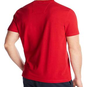 ODM lourd 100% coton conception personnalisée vierge hommes t-shirts en gros hommes à manches courtes col en V t-shirts - Product Image 5