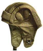 Casque de parachutiste aérien VDV soviétique avec rembourrage classique en cuir et coton, unisexe, pour exposition, reconstitution historique et collection