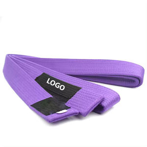 Équipement de karaté, ceinture de karaté de 4 cm de large, 8 lignes de couture, épaisse et durable, couleur unie, arts martiaux, ceinture de taekwondo - Product Image 2