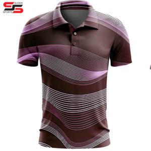 Camiseta Polo de Manga Corta con Impresión por Sublimación Personalizada Gratuita, Uniforme para Eventos Publicitarios, Club, Carreras, Golf para Hombre - Product Image 1