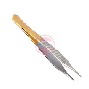 Fórceps de acero inoxidable Fórceps de tejido de vendaje de dientes - Product Image 3