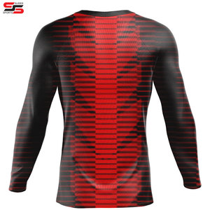 Protector de sarpullido para hombre ligero al por mayor a la venta, protector de sarpullido transpirable hecho en poliéster para hombre - Product Image 2