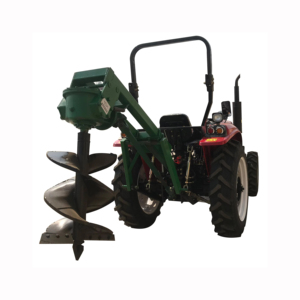 Accessoire de tracteur pelleteuse robuste pour le forage de trous de poteau tarière de terre creusant une boîte de vitesses durable et un système d'entraînement hydraulique - Product Image 4