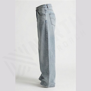 Stretch Fit Denim <b>Jeans</b> Manufacturers <b>High</b> <b>Waist</b> Fashionable Trousers Women Everyday Style Wholesale Customized Color Custom - Product Image 3