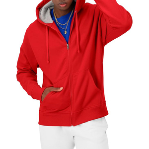 Adaptive zipper hoodie <b>neutral</b> profile soft hand feel relaxed casual tone universal wear for sale - Product Image 5