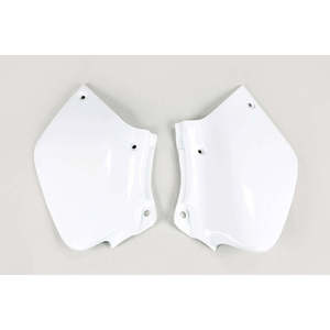 Per Honda XR 250R 1996-2025 pannelli laterali Motocross bianco 041 vetro luce aria spedizione - Product Image 1