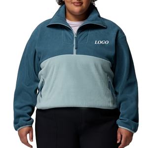 Sudadera para Mujer con Diseño de Bloques de Color, Apariencia Simple y Elegante, Resistente para Uso en Exteriores, Ropa Casual, Servicio OEM, Precio Económico 2026 - Product Image 1