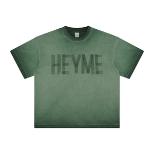 Camiseta informal de gran tamaño para hombre, Camiseta con estampado de gran tamaño personalizado, transpirable, con hombros caídos, 100% algodón, cuello redondo, diseño estampado - Product Image 6
