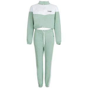 Ensemble de survêtement pour femmes, décontracté et sportif, deux pièces, coupe ample, tissu doux pour l'entraînement, la détente et les vêtements de rue - Product Image 3