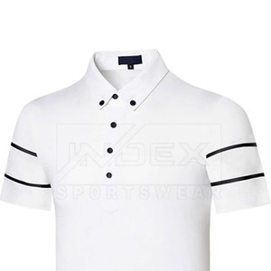 Hommes élégants de haute qualité pour polos Logo personnalisé imprimé et respirant - Product Image 6