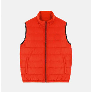 Gilet matelassé personnalisé pour hommes en toile imperméable et respirante Style décontracté pour le printemps comme vêtement d'extérieur avec logo 100% polyester - Product Image 1