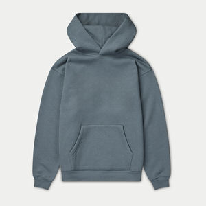 Sudadera con Capucha de Diseño Personalizado, Tejido Grueso de Alto Gramaje para Hombre, Oversize, de Felpa Francesa, Hombros Caídos, Corte Holgado, con Bolsillos - Product Image 5