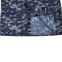 Veste de chasse d'hiver imperméable en toile camouflage tactique, bleu marine, style ACU, coupe-vent, respirante, antistatique, durable