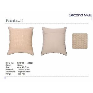 Coussin décoratif matelassé moderne avec imprimé feuilles de plantes pour canapé et maison - Product Image 5