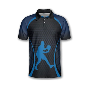 Haute qualité impression personnalisée personnalisable respirant polyester Pickleball Jersey chemises séchage rapide unisexe été décontracté OEM - Product Image 2