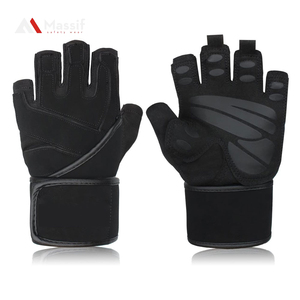 Gants d'haltérophilie pour hommes avec enveloppes de poignet intégrées, parfaits pour les tractions, gants de fitness pour l'entraînement croisé. - Product Image 6