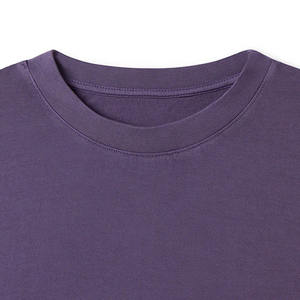 เสื้อยืดแบบหลวมผ้าฝ้าย100% ใส่ได้ทั้งชายและหญิงวินเทจซักด้วยกรดไซส์ใหญ่พิเศษแบบลำลองพร้อมงานปัก - Product Image 3