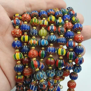 Vintage Venetian Style Handcrafted Multi-Layered <b>Crystal</b> & <b>Lampwork</b> <b>Glass</b> <b>Beads</b> Bulk Wholesale Supply - Product Image 3