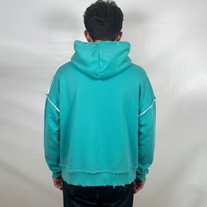 Nouveaux arrivages : sweats à capuche pour hommes, style unique, respirants, légers, en matière de qualité supérieure, couleur unie, sweats à capuche basiques surdimensionnés - Product Image 2