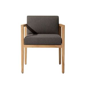 Silla de jardín moderna Velora the Mocoto, con estructura de madera maciza, acolchada, para patio, resistente a la intemperie, de lujo, para terraza. - Product Image 6