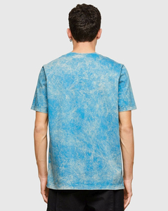 T-shirts imprimés de style vintage délavés à l'acide OEM pour hommes 100% stock de vêtements décontractés surdimensionnés en coton avec épaules tombantes et col rond - Product Image 2