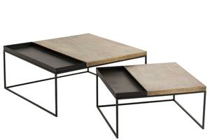 Centro de nuevo diseño, muebles de sala de estar, mesa de centro de forma personalizada de Metal dorado, mesas de centro de lujo doradas - Product Image 2