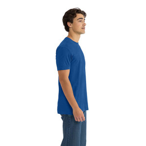 Camiseta Blanca de Alta Calidad para Hombre, 100% Algodón, Tejido CVC Transpirable, Ecológica, de Secado Rápido, para Personalizar, Clásica, Lisa - Product Image 4