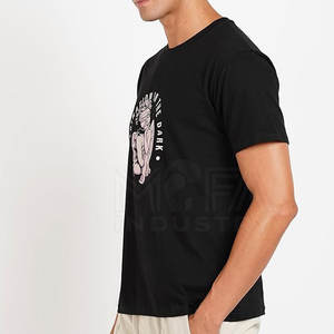 Camisetas DTG de algodón 100% personalizadas para hombre, ajuste holgado con palabras impresas, servicio OEM disponible - Product Image 2