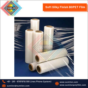 Rollo de película BOPET de 50cm de tamaño personalizado 2024, el más vendido, transparente, liso, de poliéster transparente, acabado suave y sedoso, fundición excepcional - Product Image 3