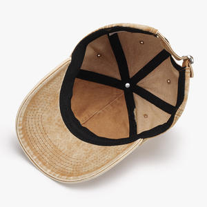 หมวกแก๊ปทรง Dad Cap ผ้าแคนวาสเคลือบแว็กซ์ สไตล์ทันสมัย ผลิตตามสั่ง พร้อมปักโลโก้ 100% ผ้าฝ้าย 6 แผง - Product Image 5