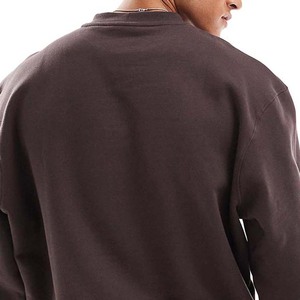 Hombres de gran tamaño 100% algodón transpirable peso pesado polar estampado patrón gota hombro Casual estilo Vintage venta al por mayor Sudadera con capucha - Product Image 5