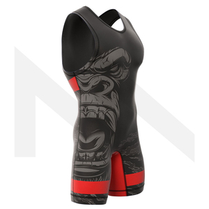 Prix de gros Singlet de lutte imprimé personnalisé Prix de gros Singlet de lutte coloré personnalisé Singlet de lutte personnalisé Singlet de lutte personnalisé - Product Image 2