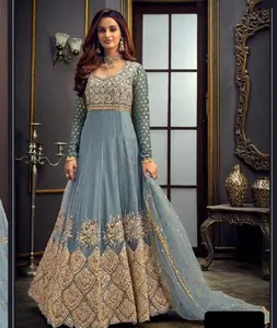 Meilleure qualité de robe Salwar costume de fête porte les femmes indiennes pakistanaises Shalwar Kameez avec prix de gros indien Salwar Kameez costume