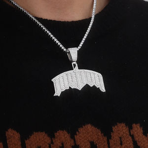 Pendentif en diamant VVS de luxe, style hip-hop, argent sterling 925, cadeau personnalisé pour homme, bijoux fins, breloques - Product Image 5