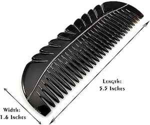 Peine de pelo con mango de cuerno de diseño personalizado para mujer para uso doméstico Precio - Product Image 2