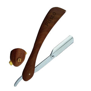 Navaja de afeitar de acero plegable manual para barbería, herramientas de depilación, rasuradoras - Product Image 6