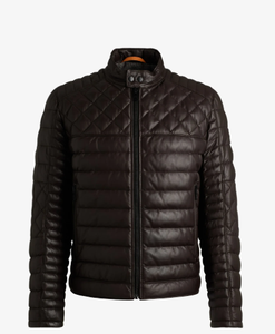 2025 nouveau Style de mode hommes doudoune prix de gros hiver veste en cuir pour hommes pour la saison froide - Product Image 5