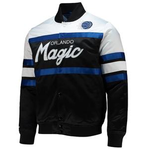 Chaqueta universitaria de satén de poliéster 100% hecha a medida, venta al por mayor, chaquetas de béisbol de satén, chaquetas de iniciación de satén, chaqueta para hombre - Product Image 5