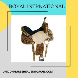 ROYAL INTERNATIONAL Meilleures Offres Tapis de Selle Western Artisanal en Cuir de Vache Argentin Sculpté à la Main Fabriqué en Inde pour Selle de Course - Product Image 2